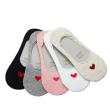 Chaussettes de printemps et d&#39;été coton coton de mode mignonne chaussettes peu profondes